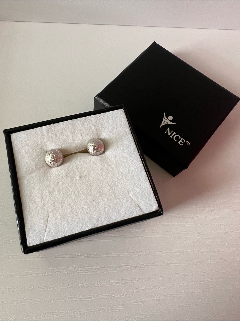NICE Silver Stud Earrings